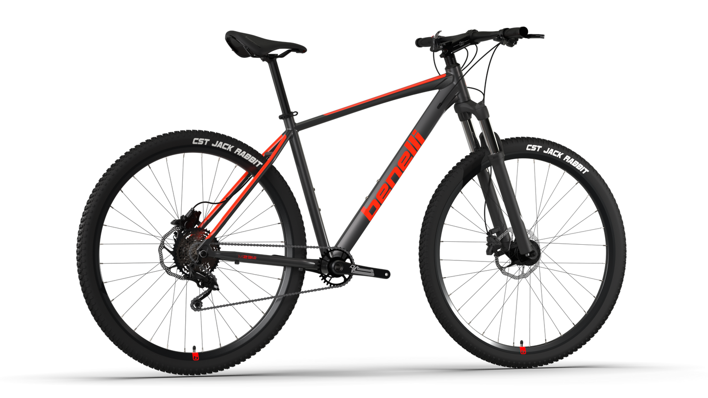 BICICLETA BENELLI M231.0 PRO AL 29 DARK GREY RED | SKU: BBM231ADAL29GRRD#
