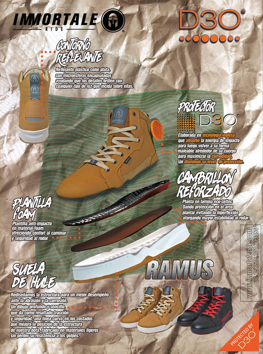 BOTA IMMORTALE RAMUS CABALLERO | CAMEL | SKU: IMRAMCAMCB-#