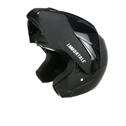 CASCO IMMORTALE ROBIN | VISOR NEGRO | SKU: IMROBBLKM-#
