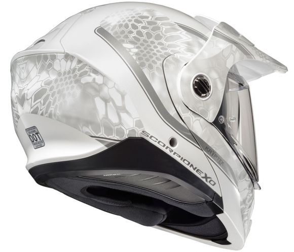 SCORPION EXO EXO-AT960 MODULAR HELMET KRYPTEK | WHITE | SKU: 75-2227#