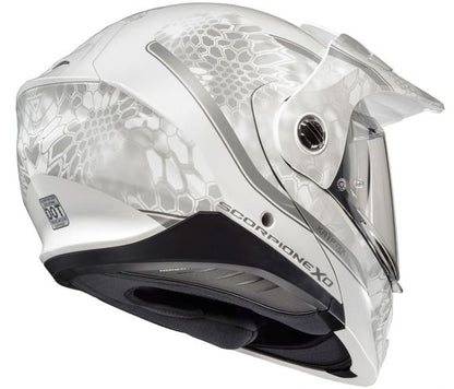 SCORPION EXO EXO-AT960 MODULAR HELMET KRYPTEK | WHITE | SKU: 75-2227#