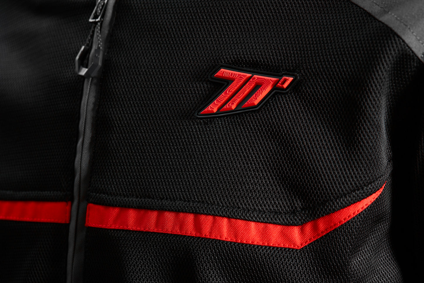 CHAQUETA SD-JR30.1 MOJAVE VERANO RACING HOMBRE NEGRA/ROJA | SKU: SD2203014#