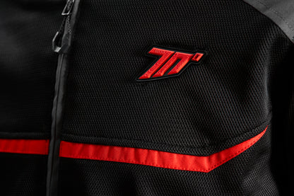 CHAQUETA SD-JR30.1 MOJAVE VERANO RACING HOMBRE NEGRA/ROJA | SKU: SD2203014#