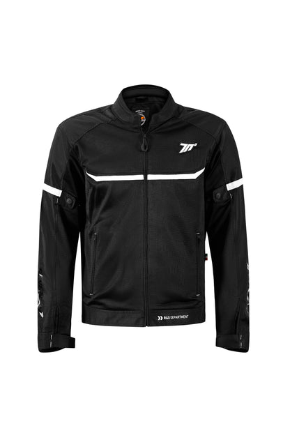 CHAQUETA SD-JR30.1 MOJAVE VERANO RACING HOMBRE NEGRA/BLANCA | SD2203011#