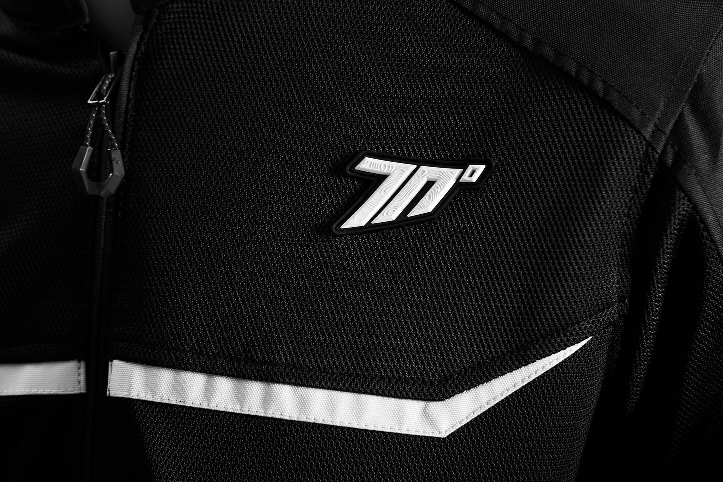 CHAQUETA SD-JR30.1 MOJAVE VERANO RACING HOMBRE NEGRA/BLANCA | SD2203011#
