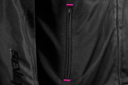 CHAQUETA SD-JR30.2 MOJAVE VERANO RACING MUJER NEGRA/FUCSIA | SKU: SD2203027#