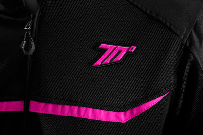 CHAQUETA SD-JR30.2 MOJAVE VERANO RACING MUJER NEGRA/FUCSIA | SKU: SD2203027#