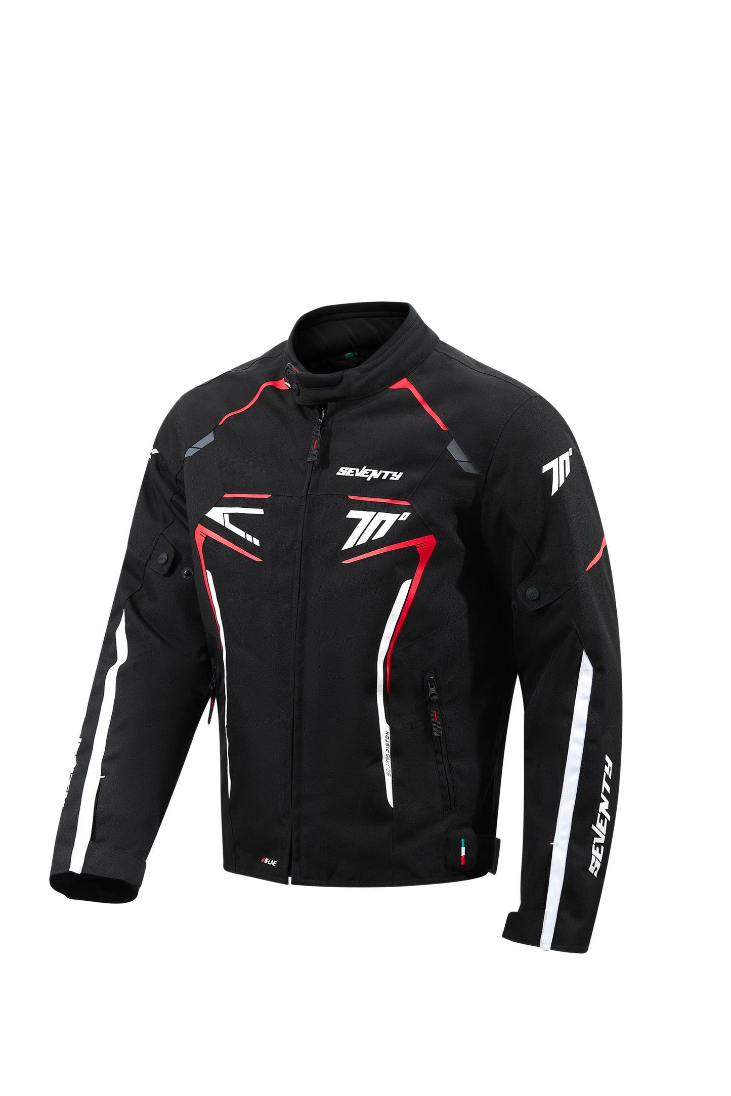 CHAQUETA SD-JR65 PISTON HOMBRE NEGRO/ROJO/BLANCO  | SKU: SD2106514#