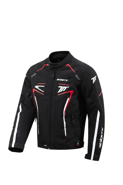 CHAQUETA SD-JR65 PISTON HOMBRE NEGRO/ROJO/BLANCO  | SKU: SD2106514#