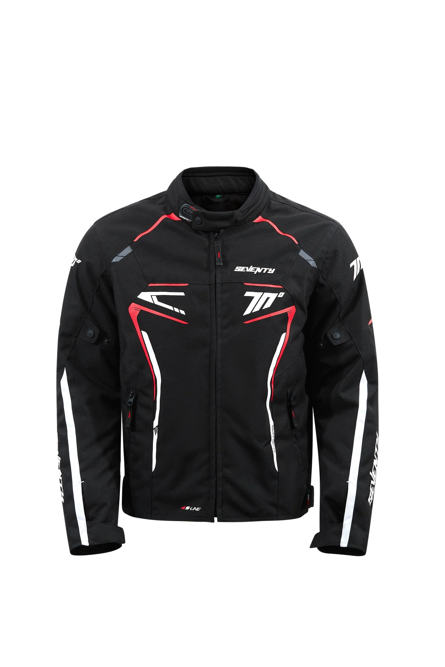 CHAQUETA SD-JR65 PISTON HOMBRE NEGRO/ROJO/BLANCO  | SKU: SD2106514#