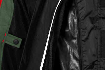 CHAQUETA SD-JT66 SAHARA HOMBRE VERDE MILITAR/ROJO | SKU: SD2306622#