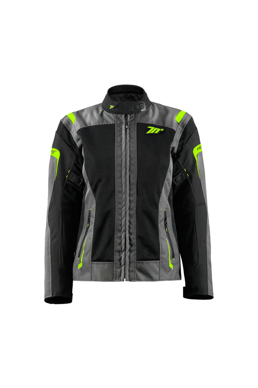 CHAQUETA SD-JT68 SAHARA MUJER GRIS/AMARILLO FLUOR | SKU: SD2306812#