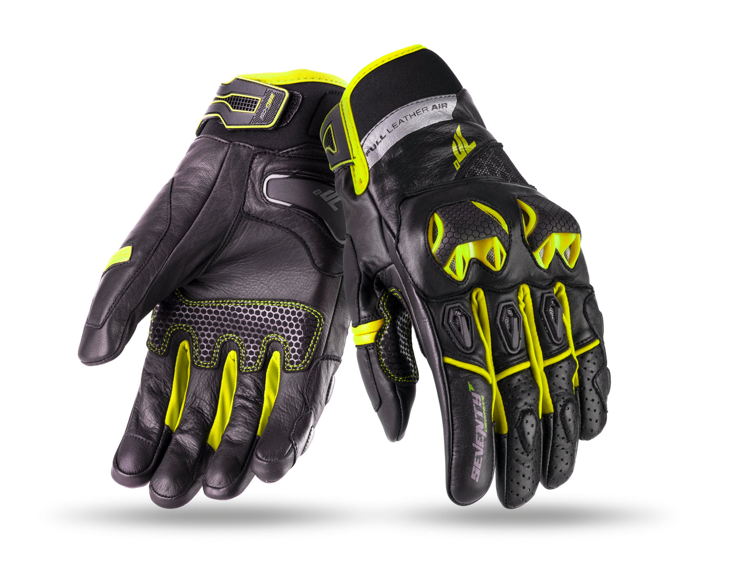 GUANTE SD-N32 VERANO NAKED HOMBRE NEGRO/AMARILLO  | SKU: SD1403203#