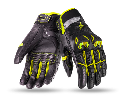 GUANTE SD-N32 VERANO NAKED HOMBRE NEGRO/AMARILLO  | SKU: SD1403203#