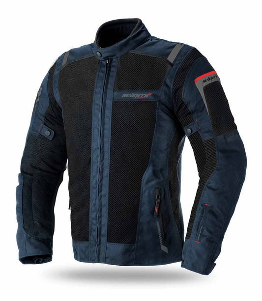CHAQUETA SD-JT56 VERANO TOURING | HOMBRE | AZUL MARINO/NEGRO | SKU: SD2305610#