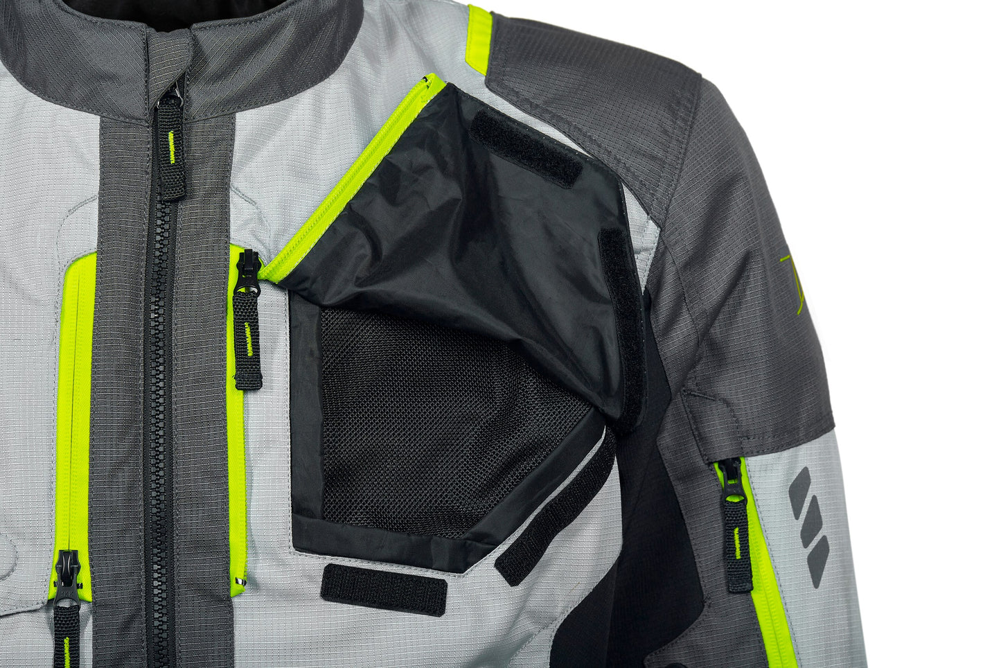 CHAQUETA SD-JT67 TANAMI HOMBRE NEGRO/GRIS/AMARILLO FLUOR | SKU: SD2306702#