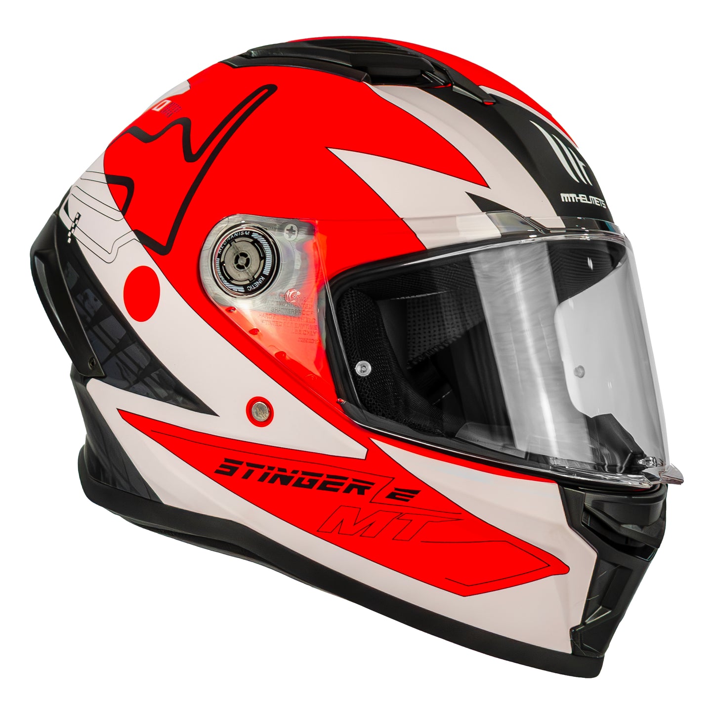 CASCO MT STINGER 2 GRAND PRIX C5 BRILLO SKU: 1334B71251#