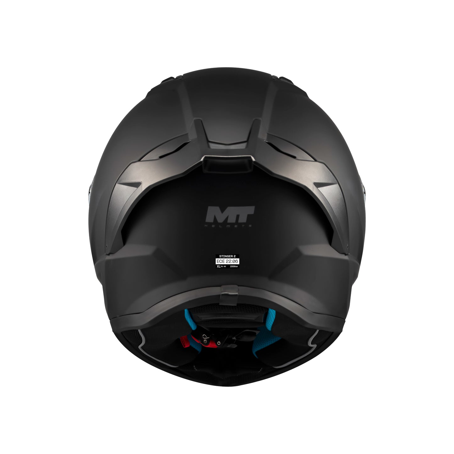 CASCO MT STINGER 2 PURE A1 MATE S +PANTALLA OSCURA SKU: 133400PA120#VO