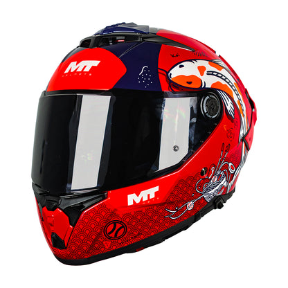 CASCO MT THUNDER 4 R SV YAMANAKA 2025 JAPAN C4 BRILLO  +PANTALLA OSCURA SKU: 1375D93C410#VO