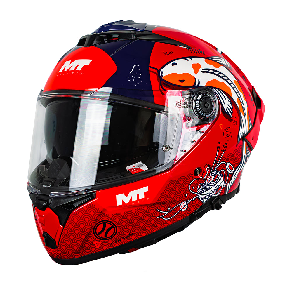 CASCO MT THUNDER 4 R SV YAMANAKA 2025 JAPAN C4 BRILLO  +PANTALLA OSCURA SKU: 1375D93C410#VO