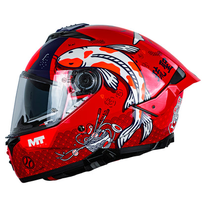 CASCO MT THUNDER 4 R SV YAMANAKA 2025 JAPAN C4 BRILLO  +PANTALLA OSCURA SKU: 1375D93C410#VO