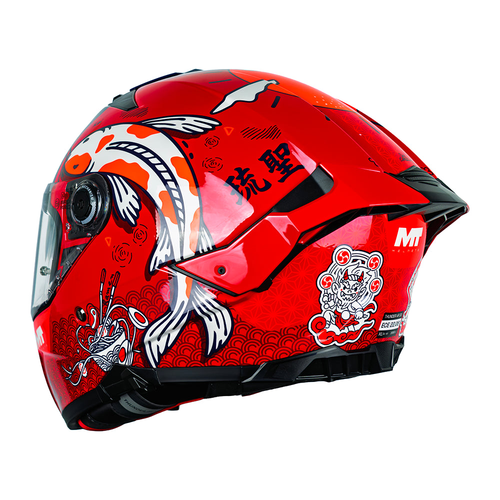 CASCO MT THUNDER 4 R SV YAMANAKA 2025 JAPAN C4 BRILLO  +PANTALLA OSCURA SKU: 1375D93C410#VO