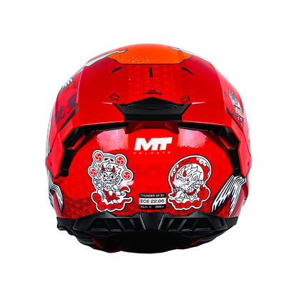 CASCO MT THUNDER 4 R SV YAMANAKA 2025 JAPAN C4 BRILLO  +PANTALLA OSCURA SKU: 1375D93C410#VO