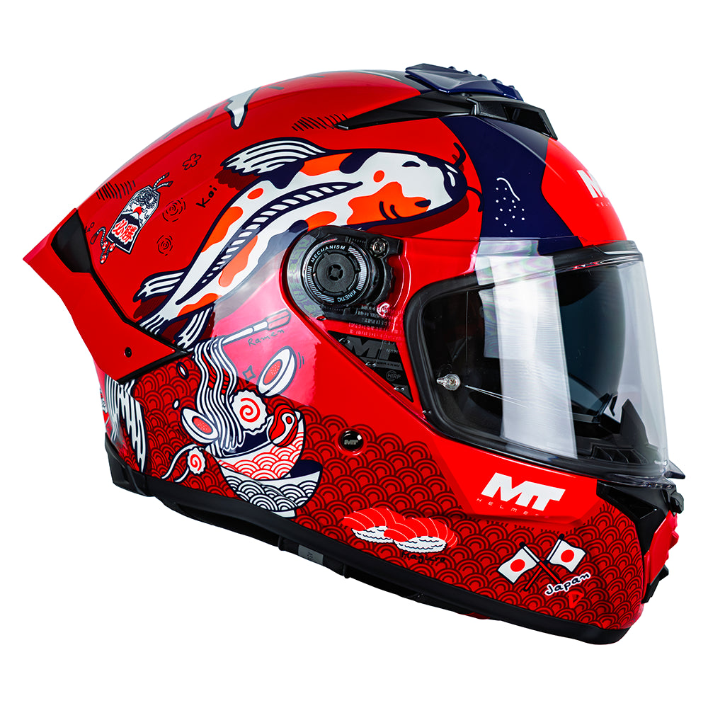 CASCO MT THUNDER 4 R SV YAMANAKA 2025 JAPAN C4 BRILLO  +PANTALLA OSCURA SKU: 1375D93C410#VO