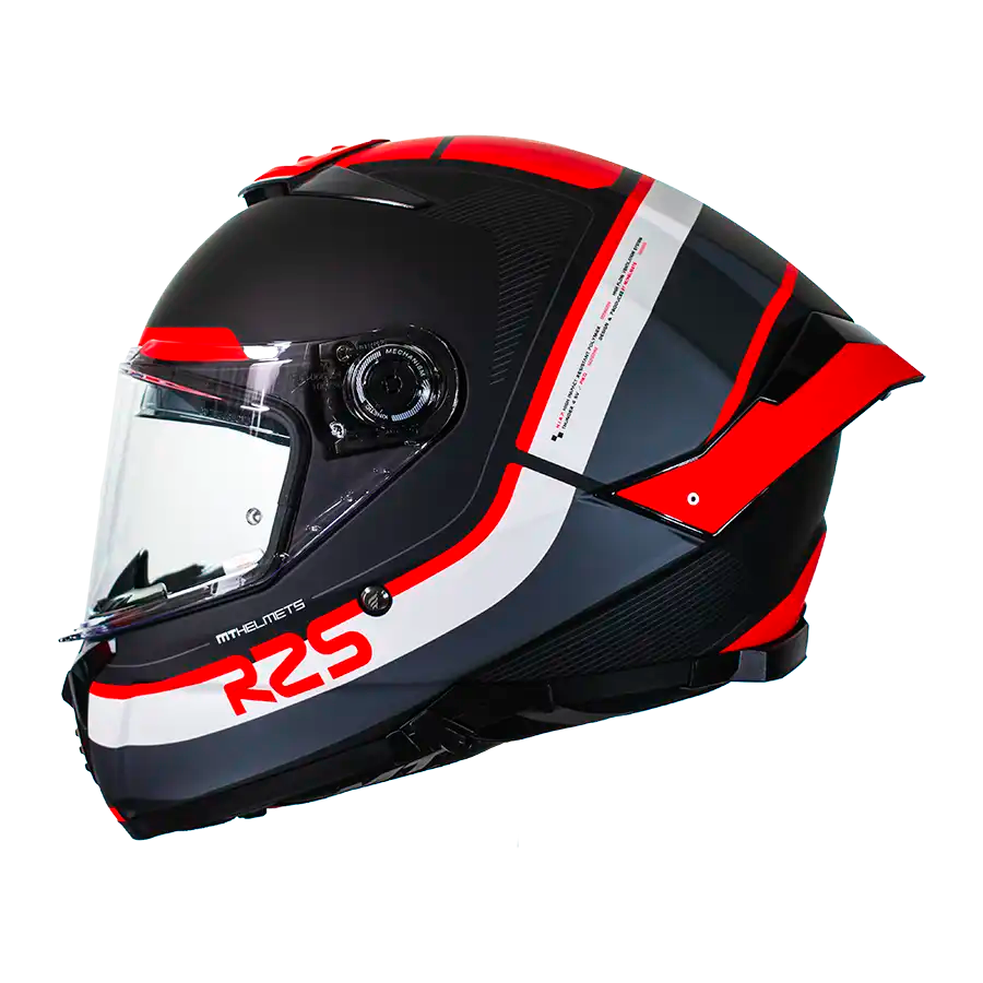 Mt Helmets Casco MT Thunder SV Ergo Negro/Naranja/Rojo