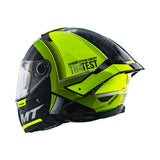 CASCO MT THUNDER 4 SV TEST B13 NEGRO/AMARILLO | SKU: 1308A841131-#