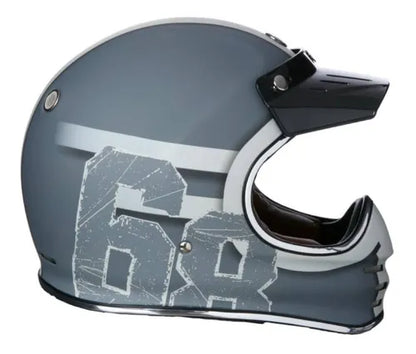 CASCO TORC T3 68 | GRIS/BLANCO/MATE | SKU: T31768:2#