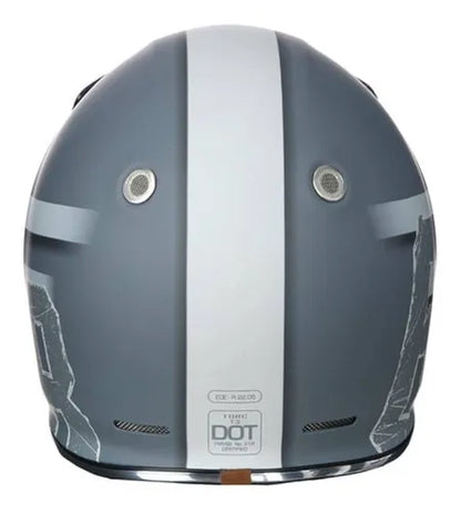 CASCO TORC T3 68 | GRIS/BLANCO/MATE | SKU: T31768:2#