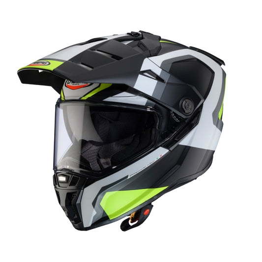 CASCO CABERG TANAMI SCRAM MATT BLACK/GREY/YELLOW FLUO  SKU: