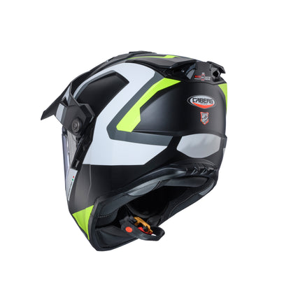 CASCO CABERG TANAMI SCRAM MATT BLACK/GREY/YELLOW FLUO  SKU: