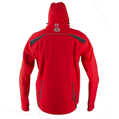 CHAMARRA CABALLERO ARGENTO CE-2706  | ROJO | SKU: IMARRED-#