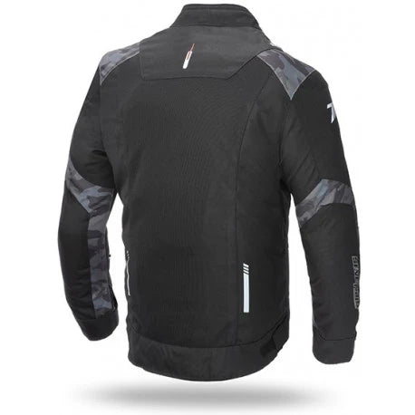 CHAQUETA SD-JR52 VERANO RACING | HOMBRE | NEGRA/CAMUFLAJE | SKU: SD2105213#
