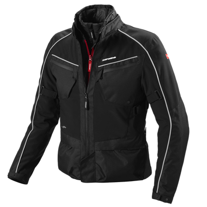 CHAMARRA SPIDI INTERCRUISER NEGRO/GRIS | SKU: D168-010#