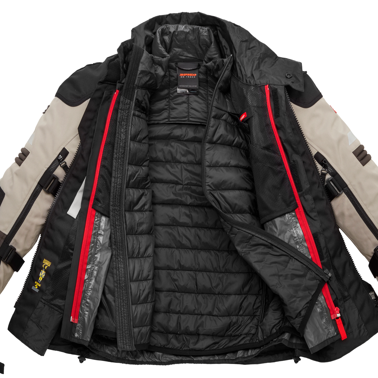 CHAMARRA MODULAR SPIDI SAND/NEGRO | SKU: D191233#