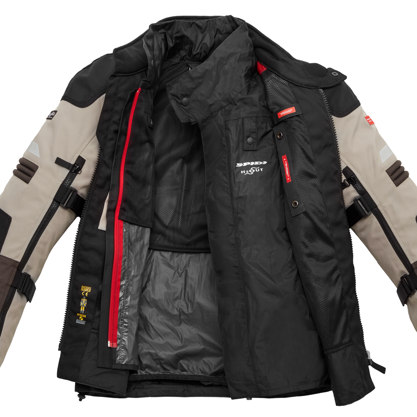 CHAMARRA MODULAR SPIDI SAND/NEGRO | SKU: D191233#