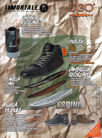 BOTA IMMORTALE ESPINO CABALLERO | CAFE | SKU: IMESPCFCB-#