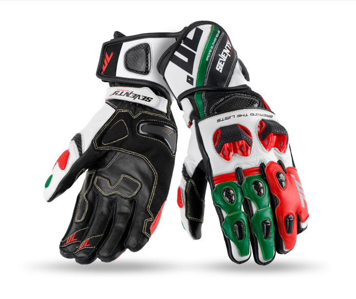 GUANTE SD-R12 VERANO RACING HOMBRE NEGRO-ROJO-VERDE | SKU: SD1101217#