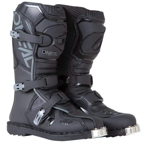 RIDER PRO YOUTH BOOT | BLACK | SKU: 0336-10#