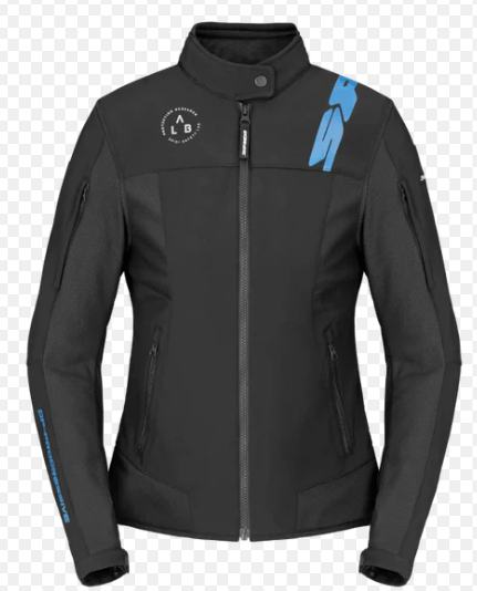CHAMARRA SPIDI CORSA TEX LADY NEGRO/AZUL | SKU: T355073-#