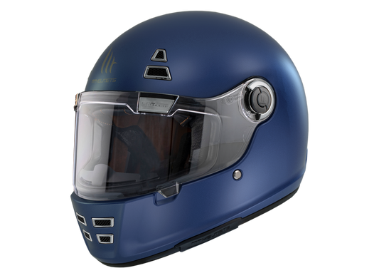 CASCO MT FF119 JARAMA SOLID A7 | AZUL MATE | SKU: 1319000073#
