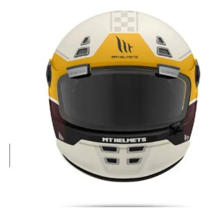 CASCO MT FF119 JARAMA GENUINE A9 | DORADO MATE | SKU: 1319894093#