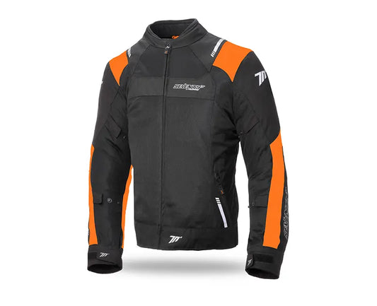 CHAQUETA SD-JR52 VERANO RACING | HOMBRE | NEGRA/NARANJA | SKU: SD2105212#