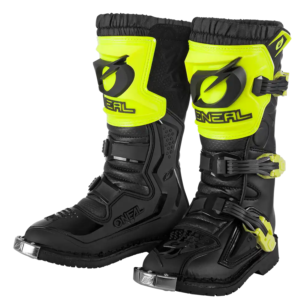 RIDER PRO YOUTH BOOT | NEON YELLOW | SKU: 0336-50#