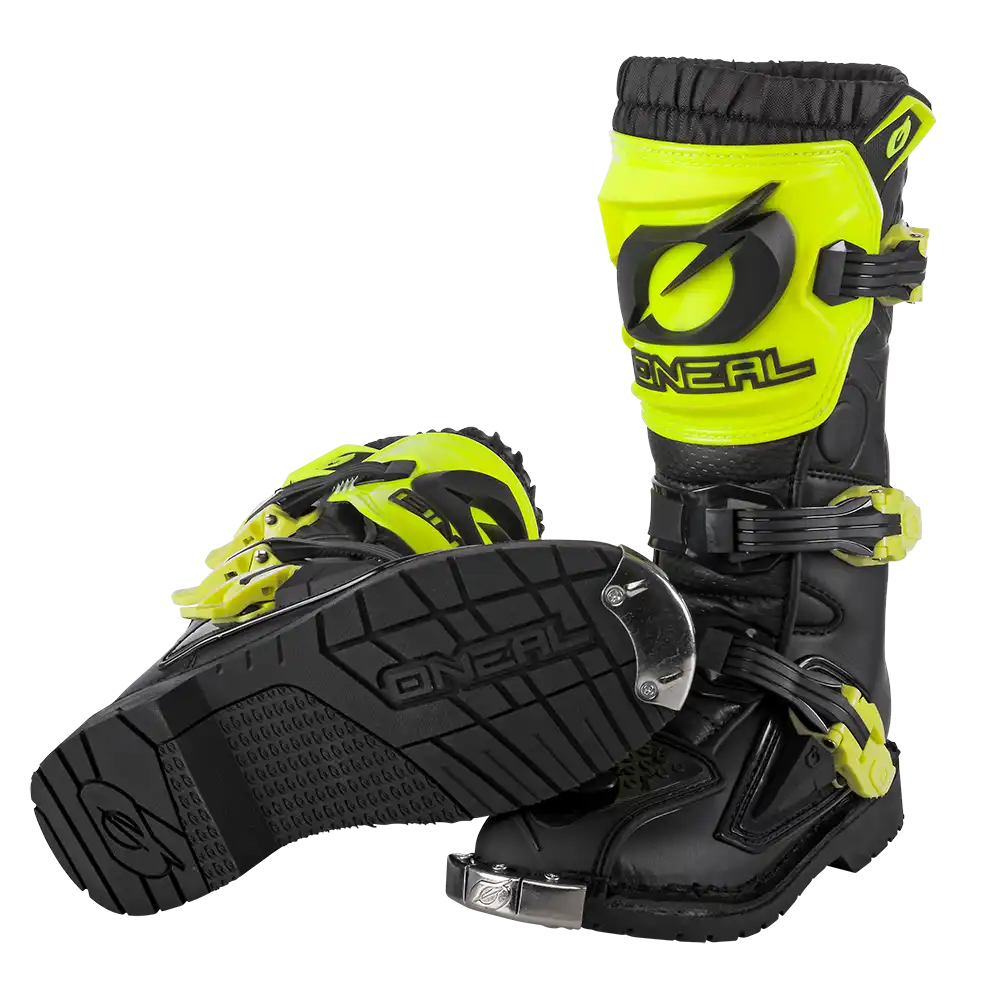 RIDER PRO YOUTH BOOT | NEON YELLOW | SKU: 0336-50#