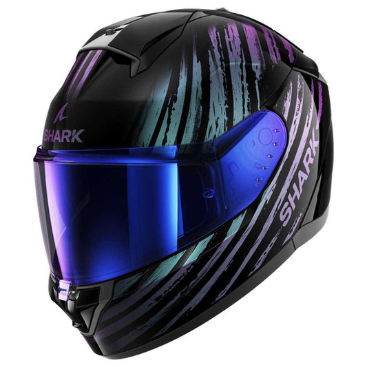 CASCO SHARK RIDILL 2 ASSYA NEGRO/ MORADO | SKU: HE1120EKXK#