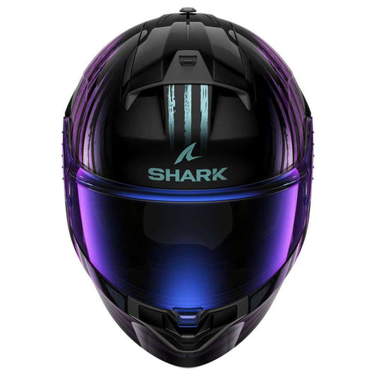 CASCO SHARK RIDILL 2 ASSYA NEGRO/ MORADO | SKU: HE1120EKXK#
